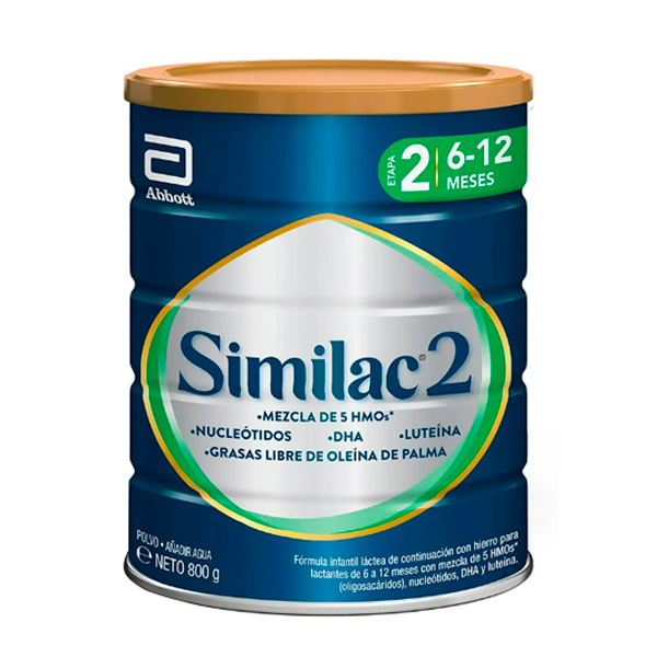 SIMILAC 2 PVO 5HMO X 800G  6 - 12 MESES