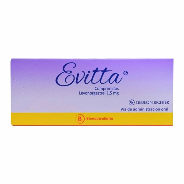 EVITTA LEVONORGESTREL 1,5 MG X 1 COMPRIMIDO