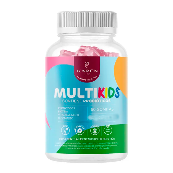 MULTIKIDS 60 GOMITAS SABOR CEREZA KARUN