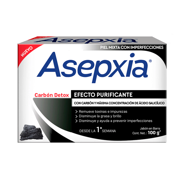 ASEPXIA JABON CARBON 100G