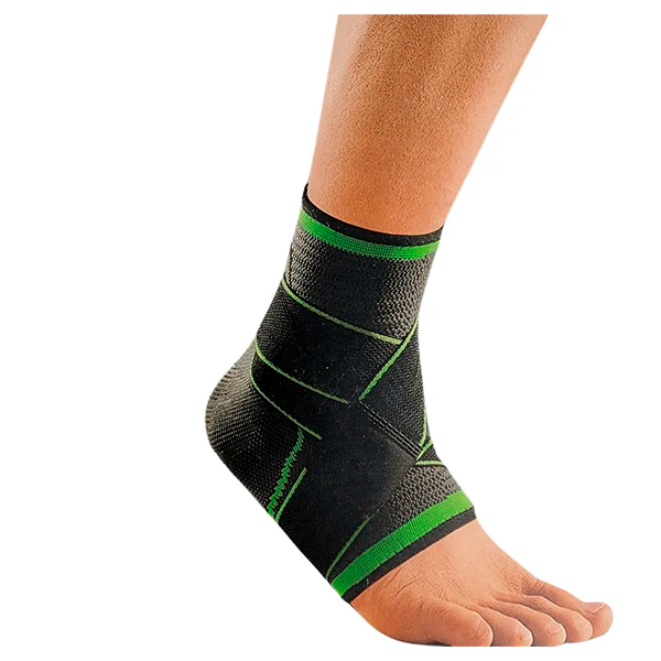 TOBILLERA CON VELCRO NEGRA LV COD 98725 KNT