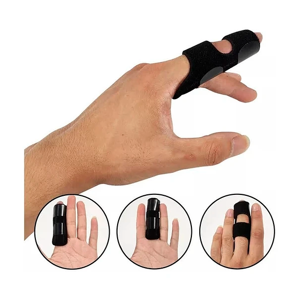 FERULA DEDO ALUMINIO AJUSTABLE C/ VELCRO TALLA UNICA KNT