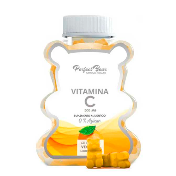 VITAMINA C 500MG 0% AZUCAR 60 GOMITAS GLUTEN FREE