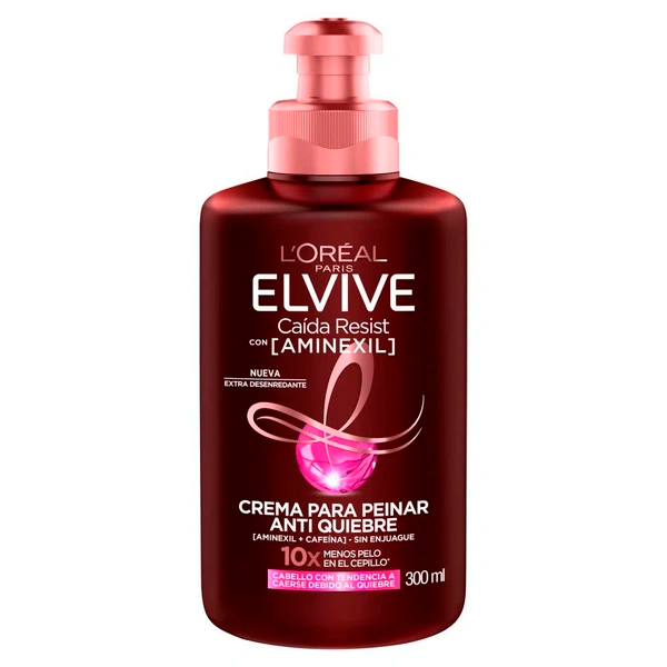 ELVIVE CREMA DE PEINAR CAIDA RESIST AMINEXIL 300ML ANTIQUIEBRE