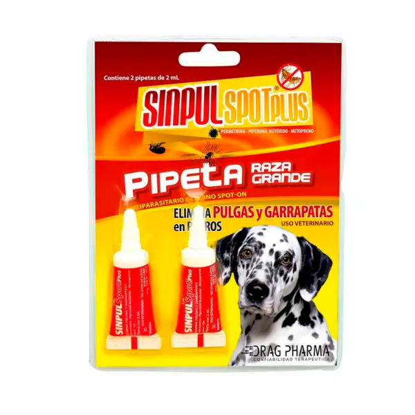 SINPUL SPOT PLUS RAZA  GRANDE USO VETERINARIO
