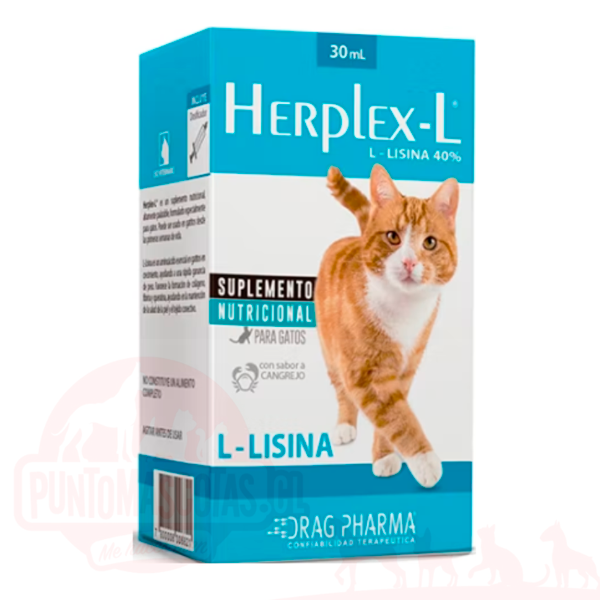 HERPLEX-L L-LISINA 40% SUPLEMENTO NUTRICIONAL PARA GATOS