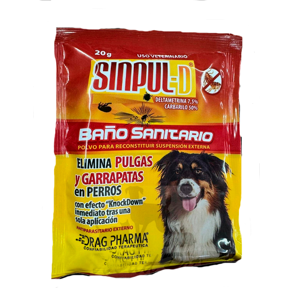 SINPUL-D BAÑO SANITARIO 20G USO VETERINARIO