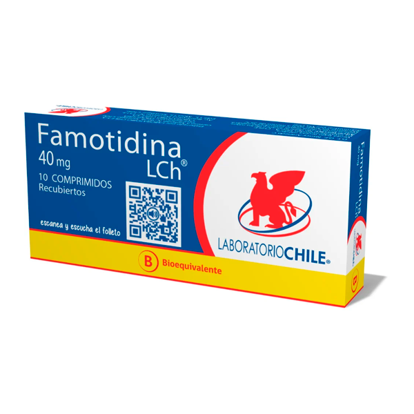 FAMOTIDINA 40 MG CAJA 10 COMPRIMIDOS