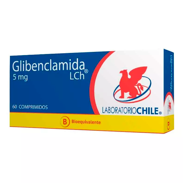 GLIBENCLAMIDA 5MG CAJA 60 COMPRIMIDOS