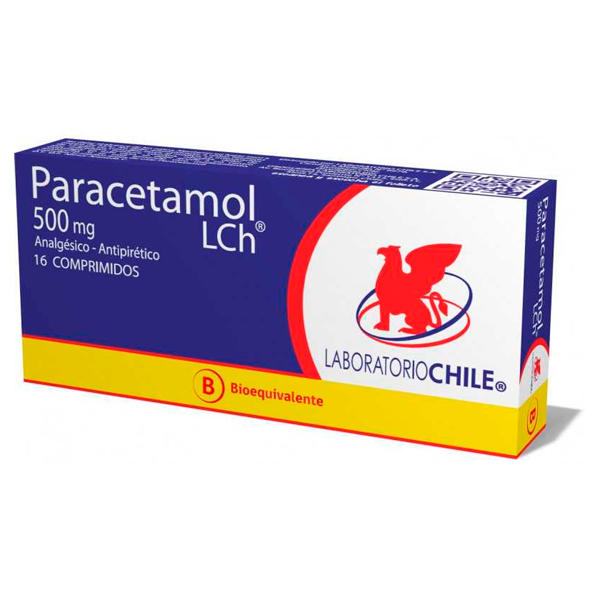 PARACETAMOL 500MG CAJA 16 COMPRIMIDOS