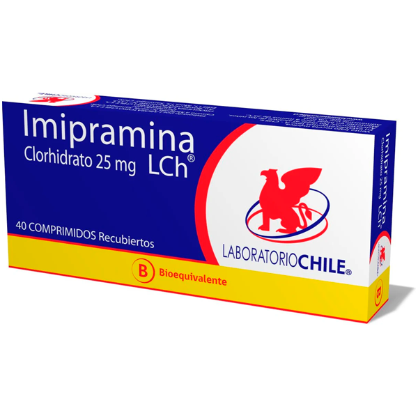 IMIPRAMINA CLORHIDRATO 25MG CAJA 40 COMPRIMIDOS