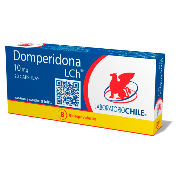 DOMPERIDONA 10MG CAJA 20 CAPSULAS