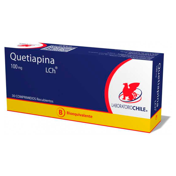 QUETIAPINA 100MG CAJA 30 COMPRIMIDOS