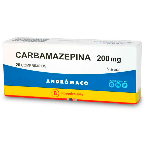 CARBAMAZEPINA 200MG CAJA 20 COMPRIMIDOS