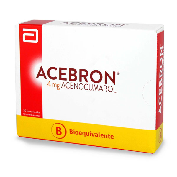 ACEBRON ACENOCUMAROL 4 MG X  20 COMPRIMIDOS