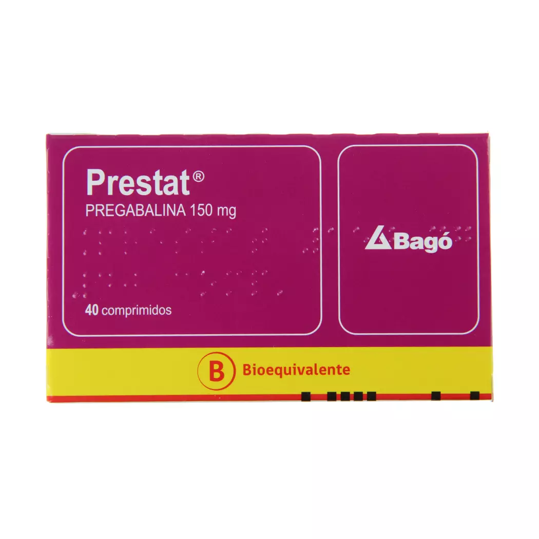 PRESTAT PREGABALINA 150MG CAJA 40 COMPRIMIDOS