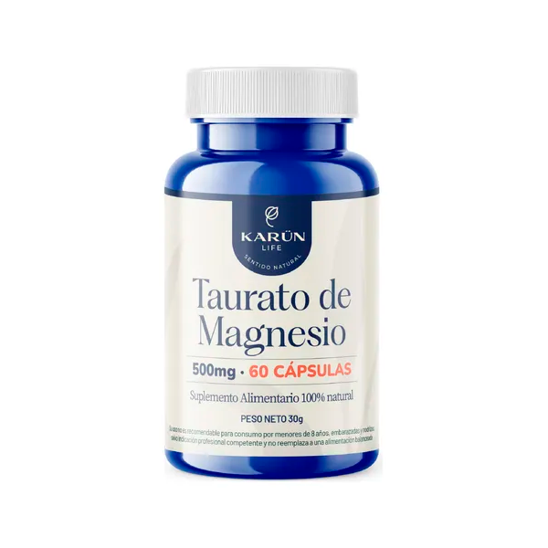 TAURATO DE MAGNESIO 500MG 60 CAPSULAS KARUN