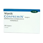CONPREMIN ESTROGENOS CONJUGADOS 300MG CAJA 28 GRAGEAS