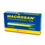 MACROSAN NITROFURANTOINA MACROCRISTALES 50MG CAJA 20 CAPSULAS