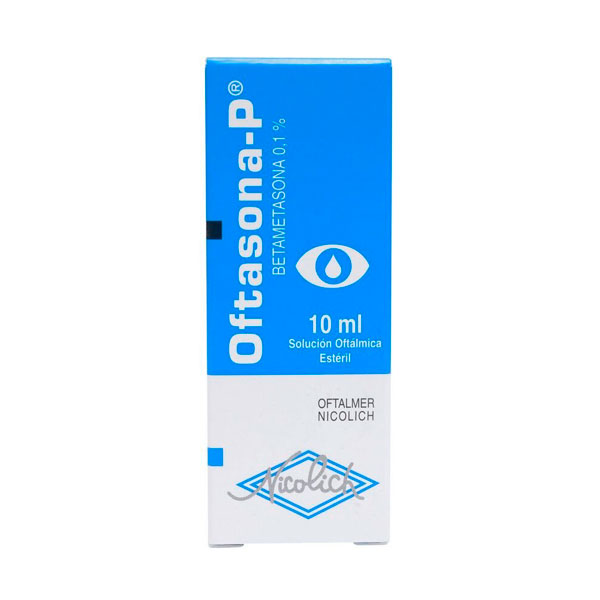 OFTASONA-P BETAMETASONA 0.1% SOLUCION OFTALMICA FRASCO 10 ML
