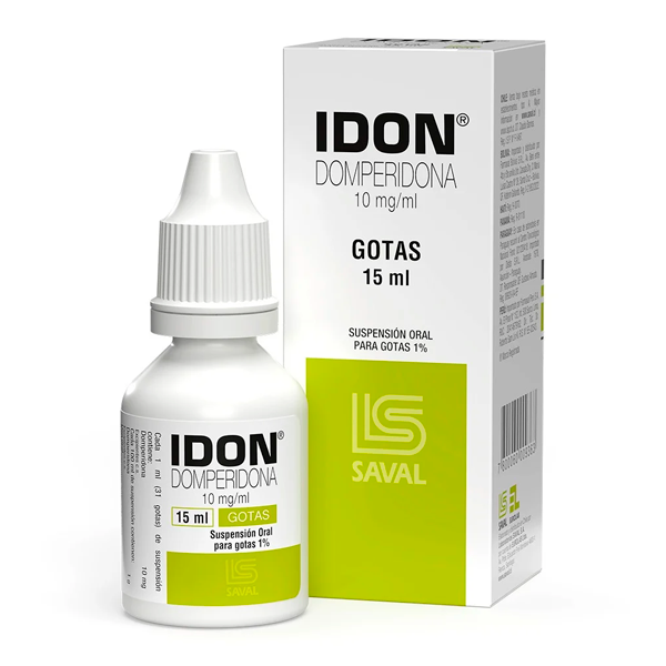 IDON DOMPERIDONA 10MG/ML. SUSPENSION ORAL PARA GOTAS FRASCO 15 ML