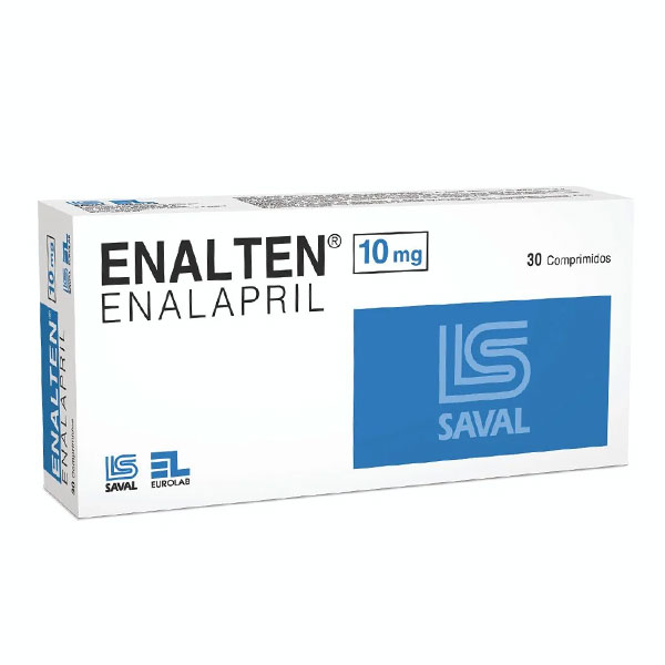 ENALTEN ENALAPRIL 10MG X 30 COMPRIMIDOS