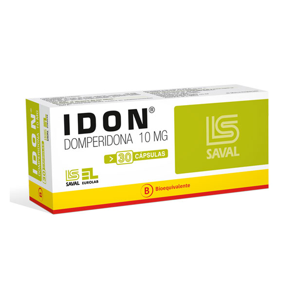 IDON DOMPERIDONA 10 MG CAJA 30 CAPSULAS