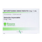 BETAMETASONA 4MG 5 AMPOLLAS