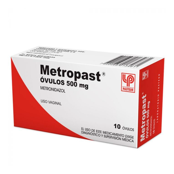 METROPAST METRONIDAZOL 500MG CAJA 10 OVULOS