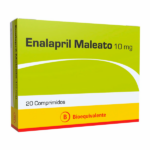 ENALAPRIL MALEATO 10MG CAJA 20 COMPRIMIDOS