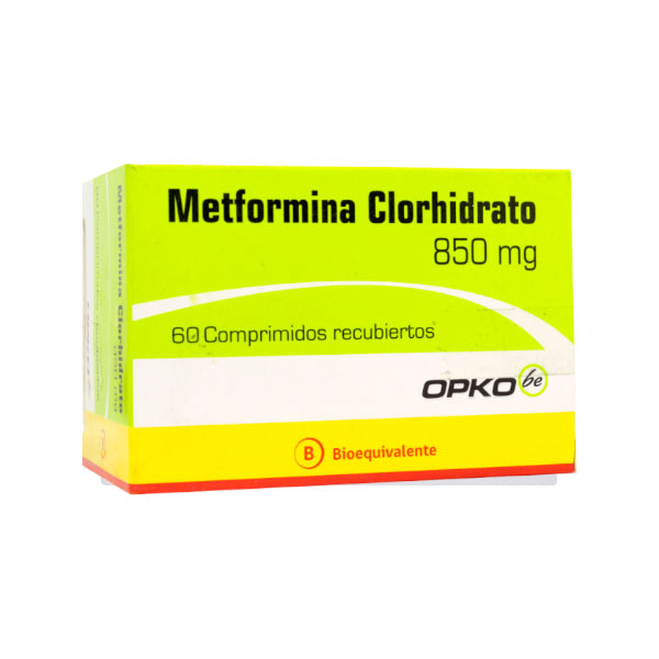 METFORMINA 850 MG  X 60 COMPRIMIDOS RECUBIERTOS OPKO