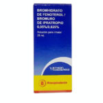 BROMHIDRATO DE FENOTEROL 0.05% + BROMURO DE IPRATROPIO 0.025% SOLUCION PARA INHALACION FRASCO 20 ML
