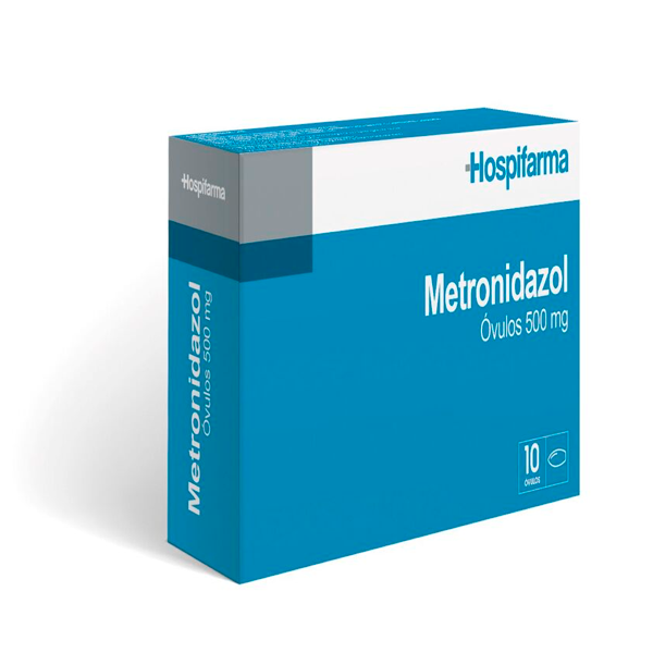 METRONIDAZOL 500 MG CAJA 10 OVULOS