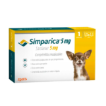VET SIMPARICA 5 MG X 1 COMP(1.3 KG  A 2.5 KG)