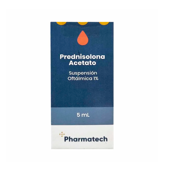 PREDNISOLONA ACETATO 1% SUSPENSION OFTALMICA FRASCO 5ML