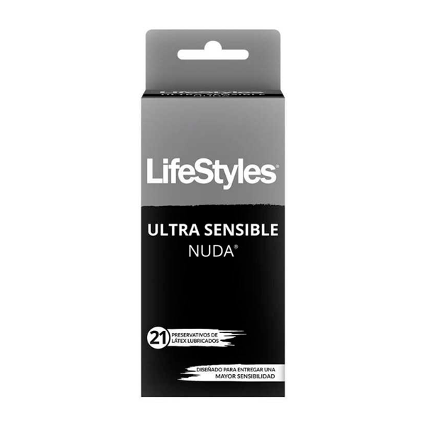 LIFESTYLES NUDA ULTRAS SENSIBLE 21 UNIDADES