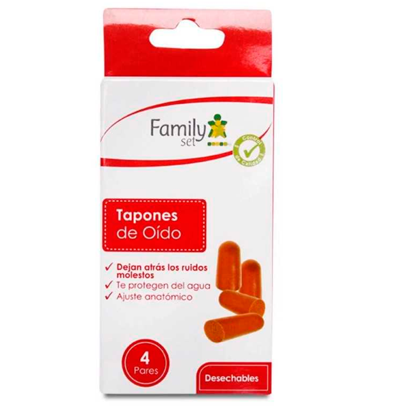 F. SET TAPONES OIDO 4 PAR