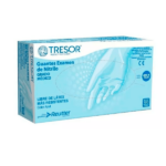 GUANTES TRESOR NITRILO TALLA L AZUL 100 UNID