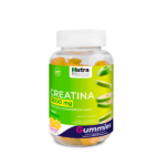 CREATINA MONOHIDRATADA 100% 3000MG+480UI VIT D3 LIBRE DE AZUCAR Y LACTOSA 90 GOMITAS SABOR MANZANA
