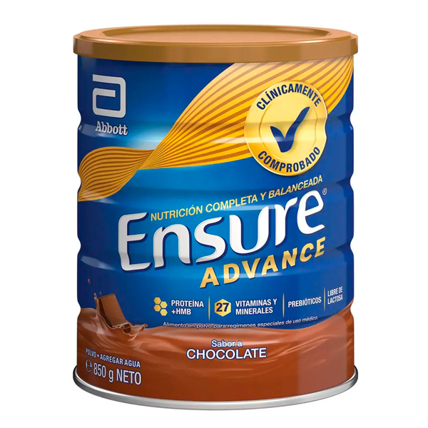 ENSURE ADVANCE POLVO CHOCOLATE 850GR