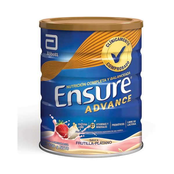 ENSURE ADVANCE FRUTILLA PLATANO X 850 GR