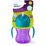 AVENT VASO CON BOMBILLA Y ASAS NINA MORADO