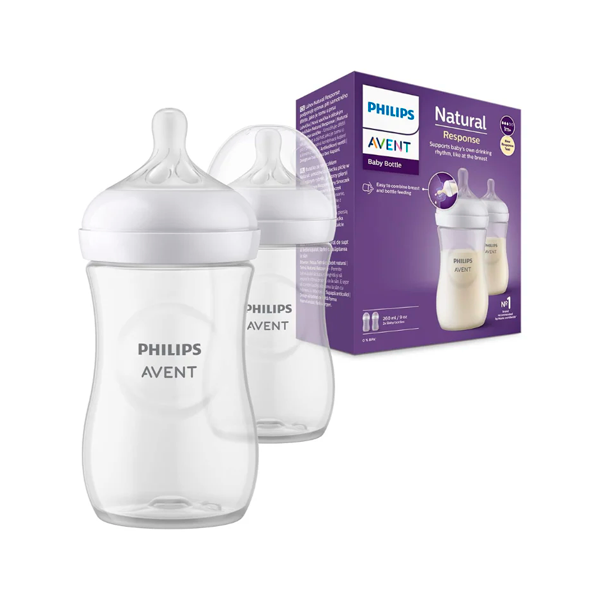 PHILIPS AVENT(SCY903/02) 2 Biberones 9 onzas Natural Response
