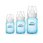 Avent Mamadera SCY119/20 Con Válvula Anticólico Blue 260Ml+ Mamadera 330Ml+Mamadera 125Ml