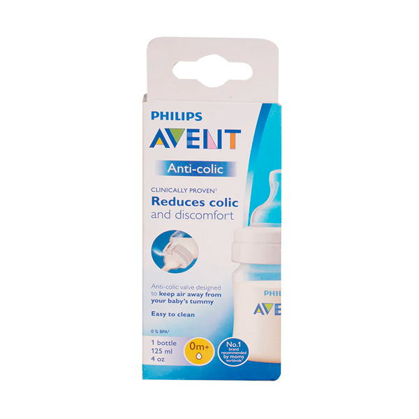 AVENT(SCY100/15)MAMADERA ANTICOLICOS 125ML 0M+