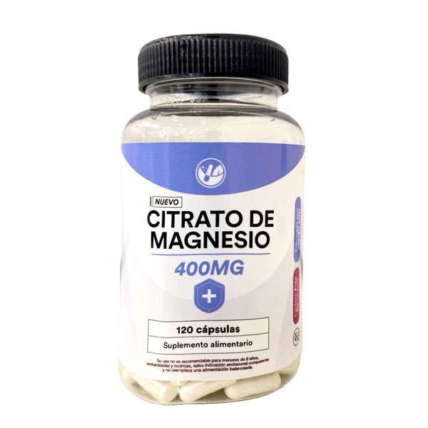 CITRATO DE MAGNESIO 400 MG FRASCO 120 CAPSULAS