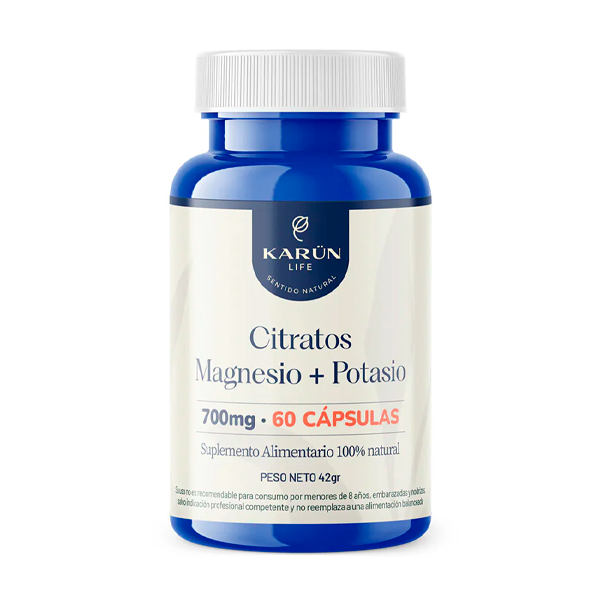 CITRATOS MAGNESIO+POTASIO 700MG 60 CAPSULAS KARUN